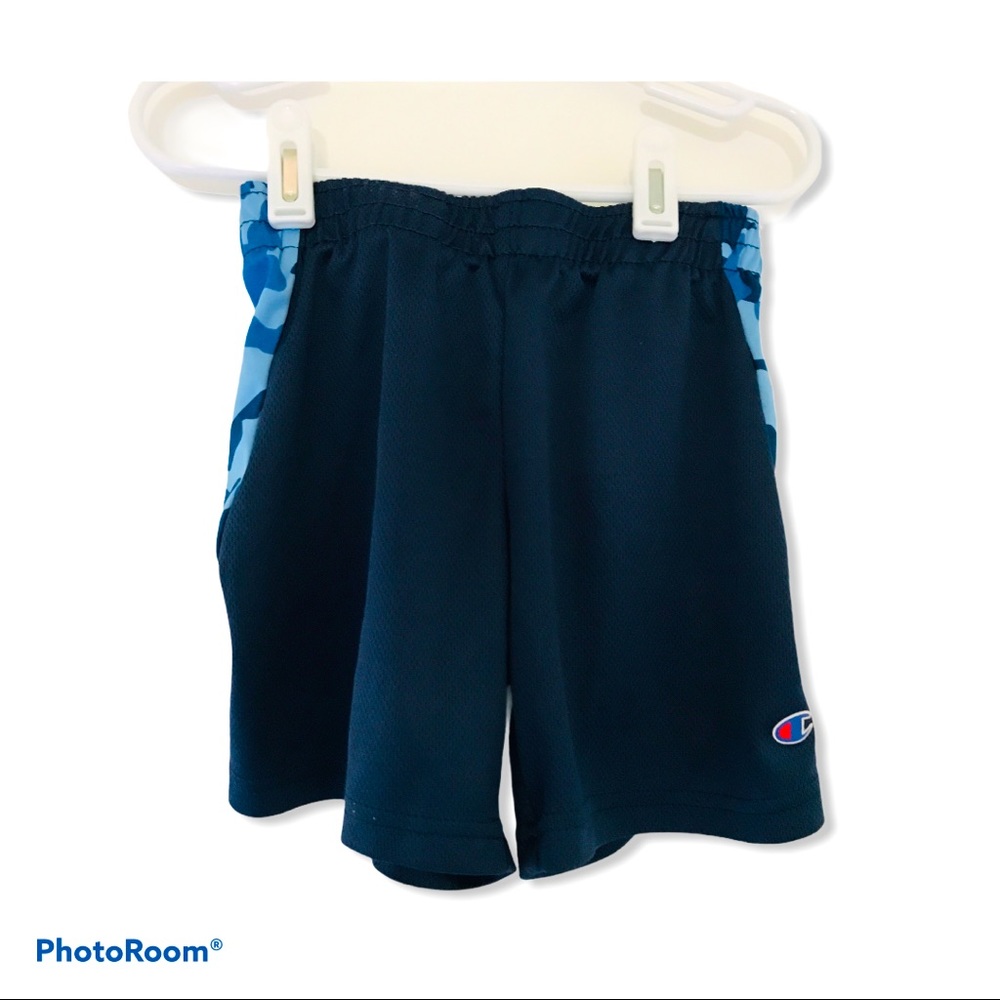 Champion 3T Boys Navy Camo Toddler Boys Shorts
